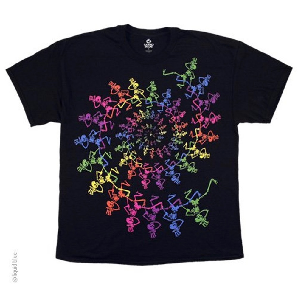 Grateful Dead I Skeleton Swirl